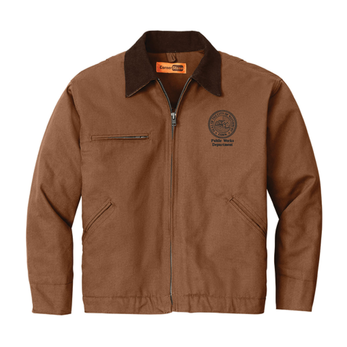 City of Waterbury | CornerStone® Duck Cloth Work Jacket (J763)