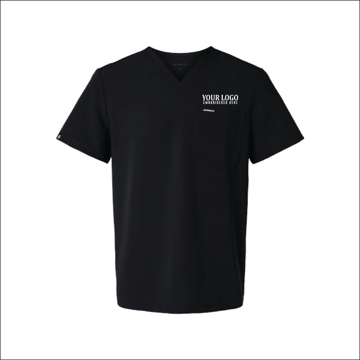 UVC | Jaanuu Men's Holmes Everyday 1-Pocket Scrub V-Neck Top (M10001)