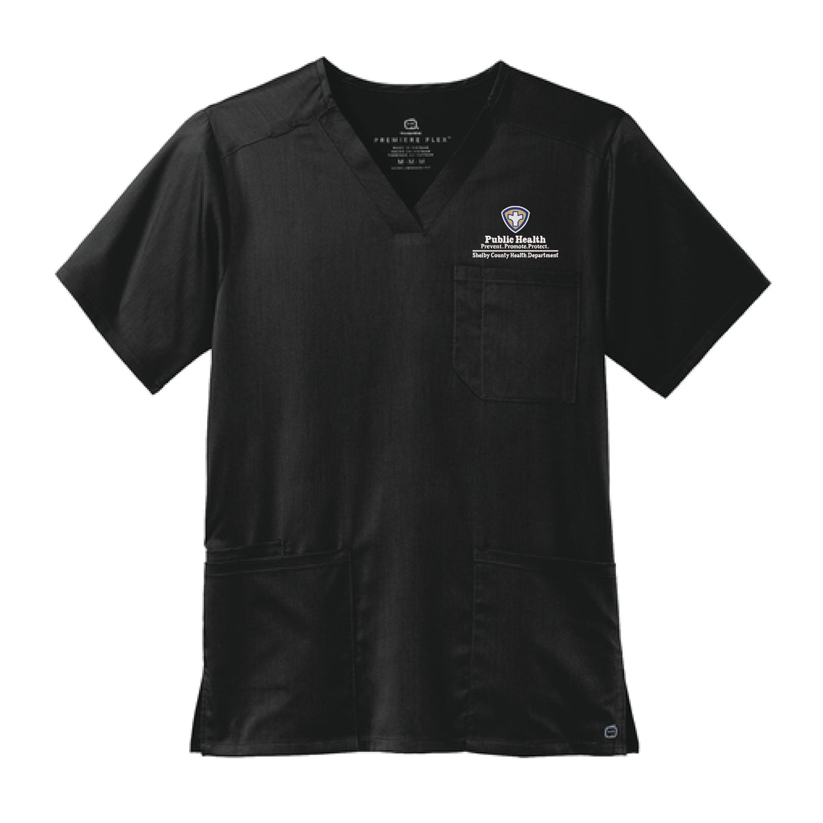 Shelby County Health Dept. | Wink® Men's Premiere Flex™ V-Neck Top (WW5068)