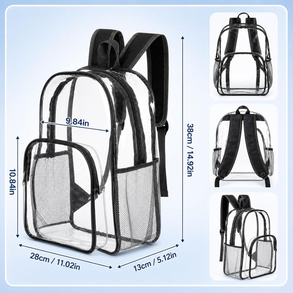 Maxine Smith Steam | Clear Backpack