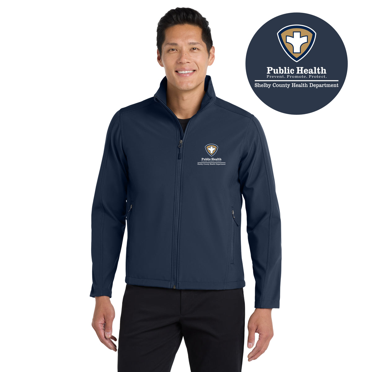 Shelby County Health Dept. | Men's Core Soft Shell Jacket