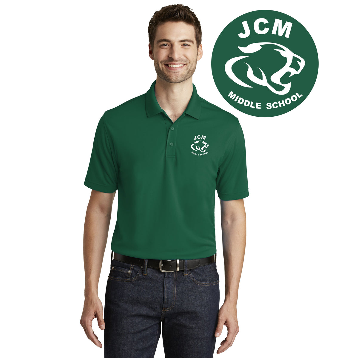 JCM Middle School | MEN DRY ZONE UV MICRO-MESH POLO