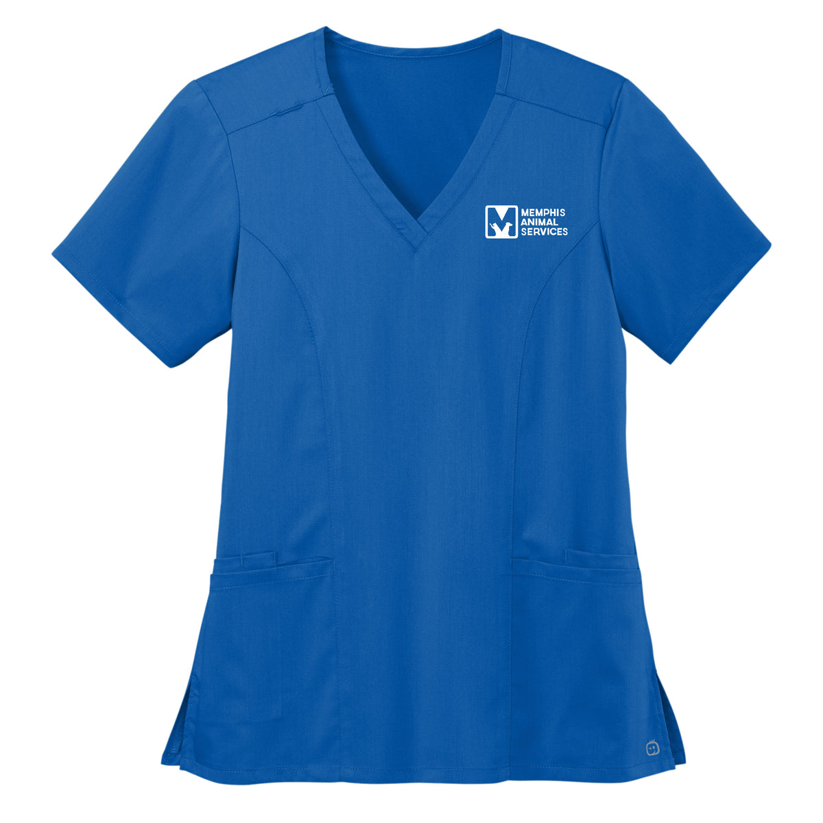 MAS | Ladies Top Scrubs (WW4168) | Animal Care Techs