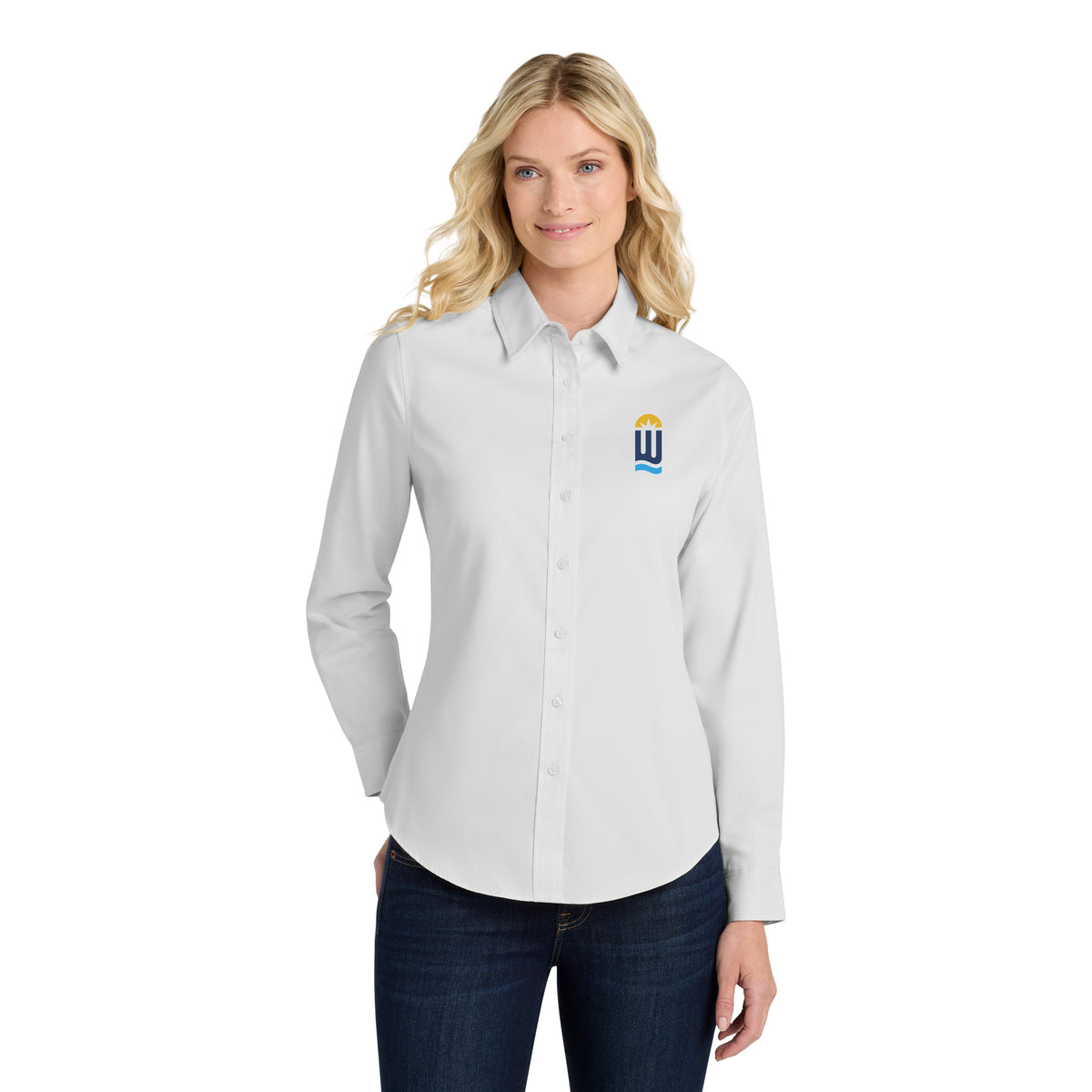 City of Wichita |  Women's Long Sleeve Easy Care Shirt
