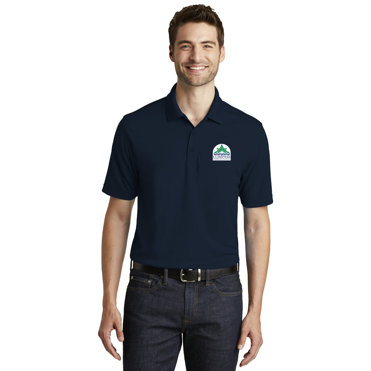 Compass | UV Micro-Mesh Polo