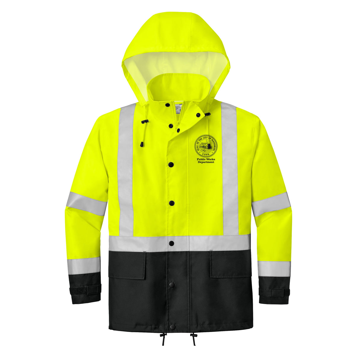 City of Waterbury | CornerStone® ANSI 107 Class 3 Rain Jacket (CSJ504)